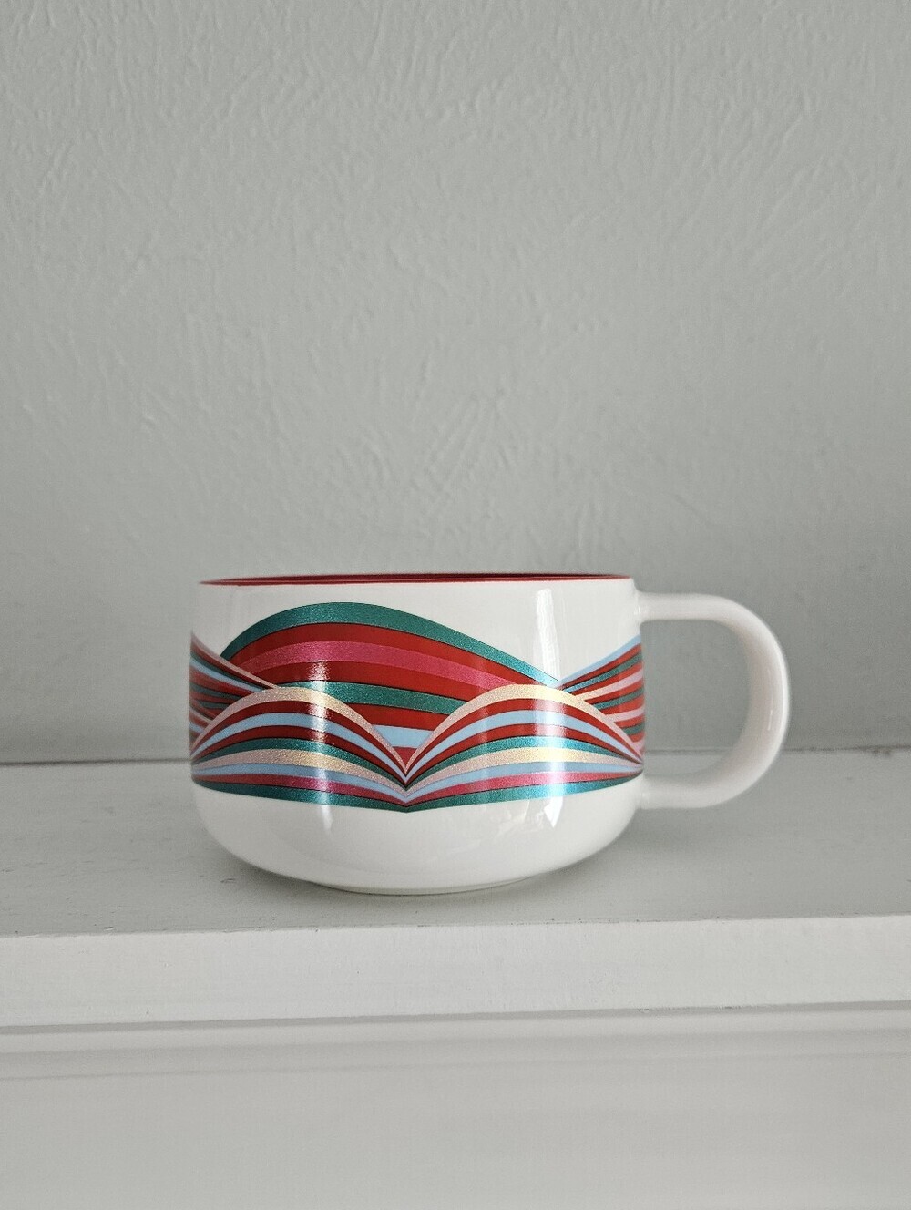 NWOT Starbucks Holiday 2024 Candy Twist Mug